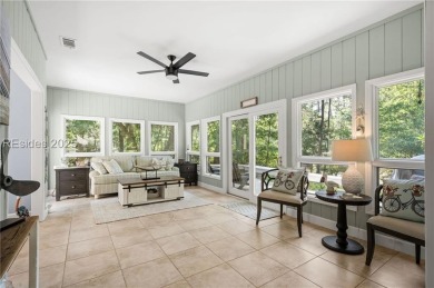 Stunning home providing wonderful privacy in the highly on Sea Pines Country Club in South Carolina - for sale on GolfHomes.com, golf home, golf lot