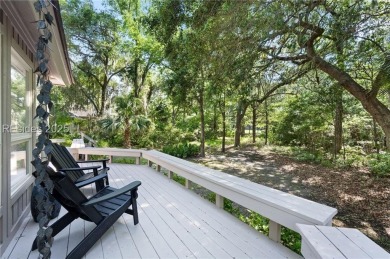 Stunning home providing wonderful privacy in the highly on Sea Pines Country Club in South Carolina - for sale on GolfHomes.com, golf home, golf lot