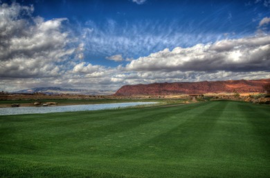 This is desert living at its finest - perched along the 17th on The Ledges Golf Club in Utah - for sale on GolfHomes.com, golf home, golf lot