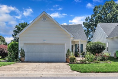 As you enter your new home nestled between the 15th and 16th on Hedingham Golf and Athletic Club in North Carolina - for sale on GolfHomes.com, golf home, golf lot