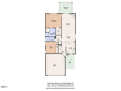 As you enter your new home nestled between the 15th and 16th on Hedingham Golf and Athletic Club in North Carolina - for sale on GolfHomes.com, golf home, golf lot