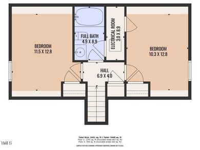 As you enter your new home nestled between the 15th and 16th on Hedingham Golf and Athletic Club in North Carolina - for sale on GolfHomes.com, golf home, golf lot