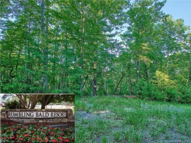 Looking for a private wooded estate setting?  Beautiful, 3.47 on Rumbling Bald Resort on Lake Lure in North Carolina - for sale on GolfHomes.com, golf home, golf lot