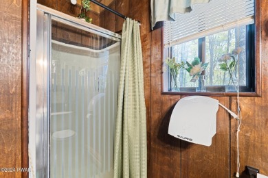 CONTEMPORARY LOG-SIDED CHALET, JUST A MINUTE OR TWO WALK TO THE on The Hideout Golf in Pennsylvania - for sale on GolfHomes.com, golf home, golf lot