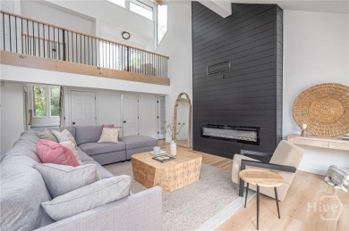 Flooded with natural light, this stunning Scandinavian-inspired on The Landings Club - Plantation in Georgia - for sale on GolfHomes.com, golf home, golf lot