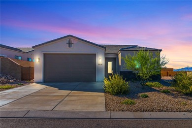 Experience modern resort living in this newer 2024 home, located on Laughlin Ranch Golf Club in Arizona - for sale on GolfHomes.com, golf home, golf lot