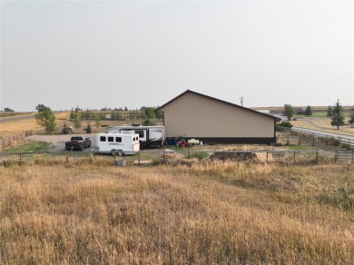 Located just outside Fairfield, Montana, this beautiful home on Harvest Hills Golf Course in Montana - for sale on GolfHomes.com, golf home, golf lot