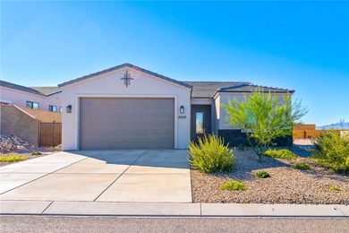 Experience modern resort living in this newer 2024 home, located on Laughlin Ranch Golf Club in Arizona - for sale on GolfHomes.com, golf home, golf lot