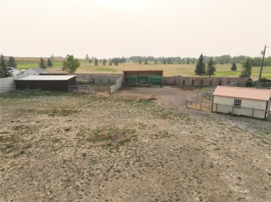 Located just outside Fairfield, Montana, this beautiful home on Harvest Hills Golf Course in Montana - for sale on GolfHomes.com, golf home, golf lot