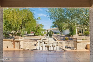 FANTASTIC VIEWS! Well cared for and expanded Topaz model with on Tuscany Falls At Pebble Creek in Arizona - for sale on GolfHomes.com, golf home, golf lot