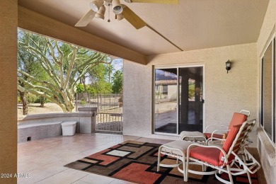 FANTASTIC VIEWS! Well cared for and expanded Topaz model with on Tuscany Falls At Pebble Creek in Arizona - for sale on GolfHomes.com, golf home, golf lot