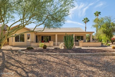 FANTASTIC VIEWS! Well cared for and expanded Topaz model with on Tuscany Falls At Pebble Creek in Arizona - for sale on GolfHomes.com, golf home, golf lot