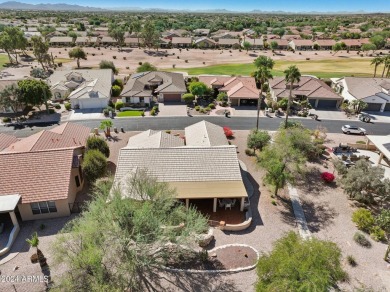 FANTASTIC VIEWS! Well cared for and expanded Topaz model with on Tuscany Falls At Pebble Creek in Arizona - for sale on GolfHomes.com, golf home, golf lot