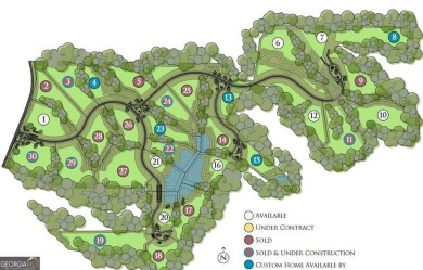 Private beautiful lake front lot curated from a formerly on Trophy Club of Atlanta in Georgia - for sale on GolfHomes.com, golf home, golf lot