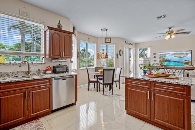 Step into this 3,677 sq ft single family home located in Palm on Keys Gate Golf Club in Florida - for sale on GolfHomes.com, golf home, golf lot