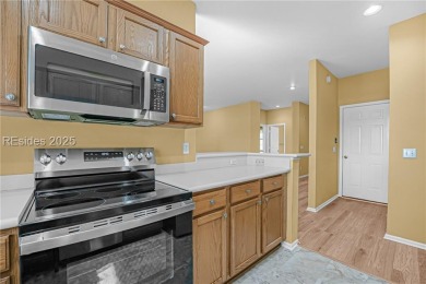 This two bedroom, two bath Hawthorne model has a great golf view on Okatie Creek Golf Club in South Carolina - for sale on GolfHomes.com, golf home, golf lot