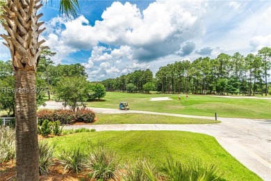 This two bedroom, two bath Hawthorne model has a great golf view on Okatie Creek Golf Club in South Carolina - for sale on GolfHomes.com, golf home, golf lot