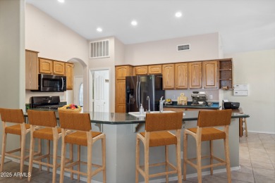 MUST SEE! Well cared, expanded Topaz model with modified floor on Tuscany Falls At Pebble Creek in Arizona - for sale on GolfHomes.com, golf home, golf lot