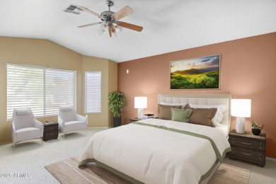 MUST SEE! Well cared, expanded Topaz model with modified floor on Tuscany Falls At Pebble Creek in Arizona - for sale on GolfHomes.com, golf home, golf lot