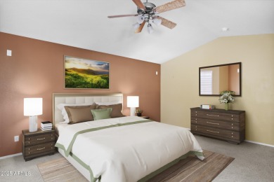 MUST SEE! Well cared, expanded Topaz model with modified floor on Tuscany Falls At Pebble Creek in Arizona - for sale on GolfHomes.com, golf home, golf lot