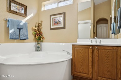 MUST SEE! Well cared, expanded Topaz model with modified floor on Tuscany Falls At Pebble Creek in Arizona - for sale on GolfHomes.com, golf home, golf lot