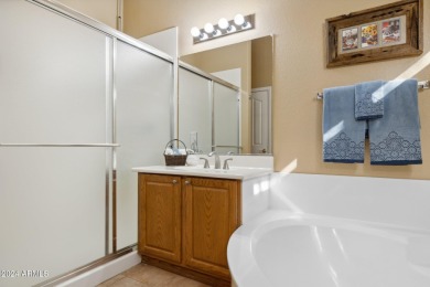 MUST SEE! Well cared, expanded Topaz model with modified floor on Tuscany Falls At Pebble Creek in Arizona - for sale on GolfHomes.com, golf home, golf lot
