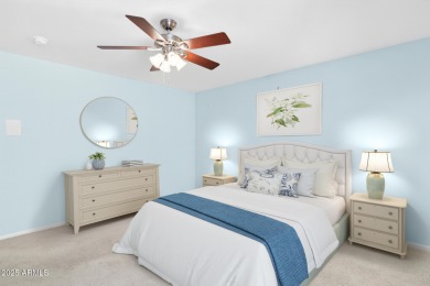 MUST SEE! Well cared, expanded Topaz model with modified floor on Tuscany Falls At Pebble Creek in Arizona - for sale on GolfHomes.com, golf home, golf lot