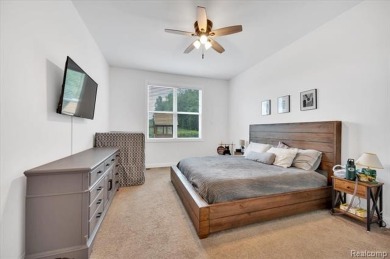 Skip the hassle of building and move right into this like-new on Metamora Country Club in Michigan - for sale on GolfHomes.com, golf home, golf lot