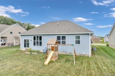 Skip the hassle of building and move right into this like-new on Metamora Country Club in Michigan - for sale on GolfHomes.com, golf home, golf lot