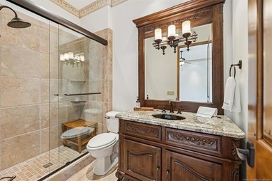 FALL IN LOVE WITH this EXQUISITE exceptionally built estate in on Indian Springs Country Club in Oklahoma - for sale on GolfHomes.com, golf home, golf lot
