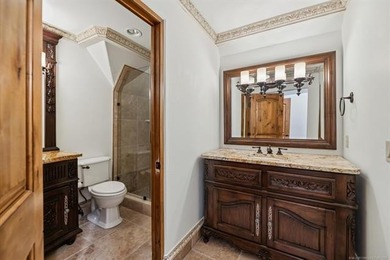 FALL IN LOVE WITH this EXQUISITE exceptionally built estate in on Indian Springs Country Club in Oklahoma - for sale on GolfHomes.com, golf home, golf lot
