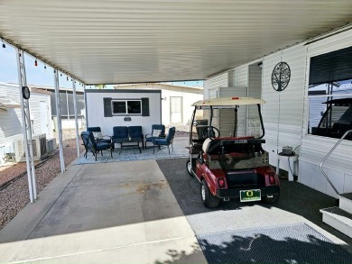 Adorable and affordable 1 bdrm/1 bath park model! New LR and DR on Viewpoint Golf Resort in Arizona - for sale on GolfHomes.com, golf home, golf lot