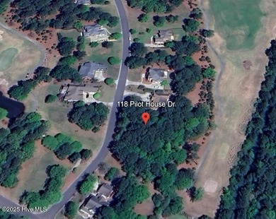 Residential parcel with mature trees set along the 3rd fairway on River Landing Golf Course in North Carolina - for sale on GolfHomes.com, golf home, golf lot