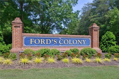 Experience refined living in this exquisite custom-built on Fords Colony Country Club in Virginia - for sale on GolfHomes.com, golf home, golf lot