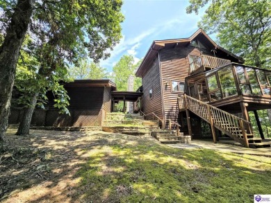 Discover this remarkable Lindal Cedar Home, thoughtfully crafted on Doe Valley Country Club in Kentucky - for sale on GolfHomes.com, golf home, golf lot
