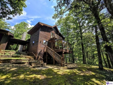 Discover this remarkable Lindal Cedar Home, thoughtfully crafted on Doe Valley Country Club in Kentucky - for sale on GolfHomes.com, golf home, golf lot