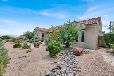 Nice single-story residence nestled on the golf course within an on Highland Falls Golf Club in Nevada - for sale on GolfHomes.com, golf home, golf lot