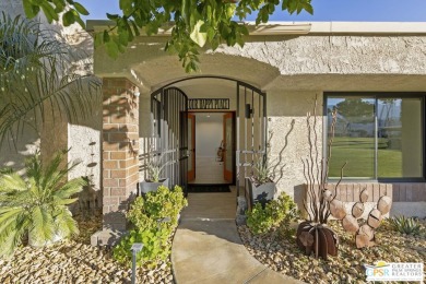 Relax... your search is over!  One level, end-unit living on a on Cathedral Canyon Golf and Tennis Club in California - for sale on GolfHomes.com, golf home, golf lot