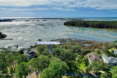 LOOK! This is a Rare Find! A Marsh front homesite in an amenity on Lockwood Folly Country Club in North Carolina - for sale on GolfHomes.com, golf home, golf lot