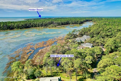 LOOK! This is a Rare Find! A Marsh front homesite in an amenity on Lockwood Folly Country Club in North Carolina - for sale on GolfHomes.com, golf home, golf lot