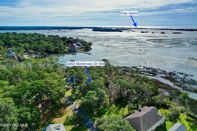 LOOK! This is a Rare Find! A Marsh front homesite in an amenity on Lockwood Folly Country Club in North Carolina - for sale on GolfHomes.com, golf home, golf lot