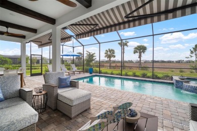 Picture yourself unwinding on your covered western-facing lanai on Calusa Lakes Golf Club in Florida - for sale on GolfHomes.com, golf home, golf lot