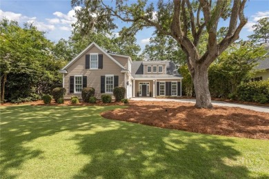 Experience luxury living in this stunning custom-built home on Savannah Quarters Country Club in Georgia - for sale on GolfHomes.com, golf home, golf lot