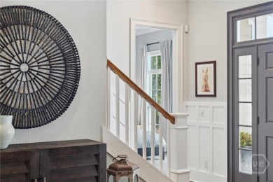 Experience luxury living in this stunning custom-built home on Savannah Quarters Country Club in Georgia - for sale on GolfHomes.com, golf home, golf lot