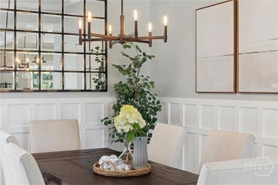 Experience luxury living in this stunning custom-built home on Savannah Quarters Country Club in Georgia - for sale on GolfHomes.com, golf home, golf lot