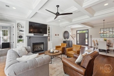 Experience luxury living in this stunning custom-built home on Savannah Quarters Country Club in Georgia - for sale on GolfHomes.com, golf home, golf lot