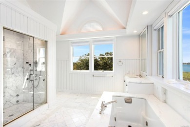 Step into a realm of pure Resort Style living and waterfront on Quogue Field Club in New York - for sale on GolfHomes.com, golf home, golf lot