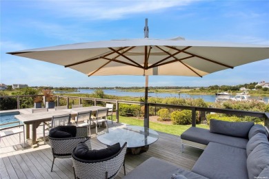 Step into a realm of pure Resort Style living and waterfront on Quogue Field Club in New York - for sale on GolfHomes.com, golf home, golf lot