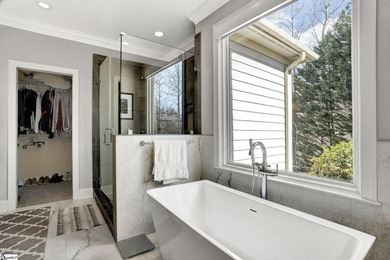 Exceptional, one level, luxury home transformed by a meticulous on The Cliffs Valley Golf Course in South Carolina - for sale on GolfHomes.com, golf home, golf lot