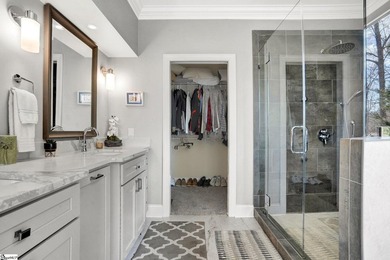 Exceptional, one level, luxury home transformed by a meticulous on The Cliffs Valley Golf Course in South Carolina - for sale on GolfHomes.com, golf home, golf lot